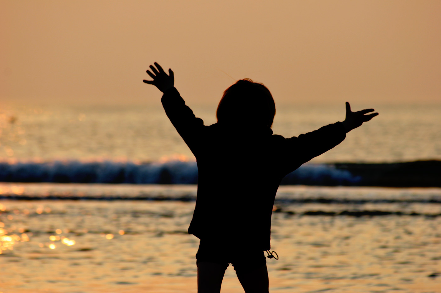 Child enjoys in life