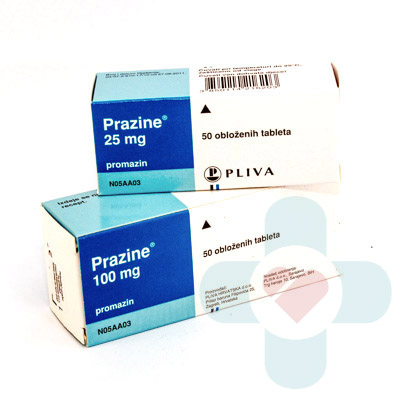 This medicine contains the active ingredient promazine which belongs to a group of medicines called phenothiazines. These medicines affect the chemical ba